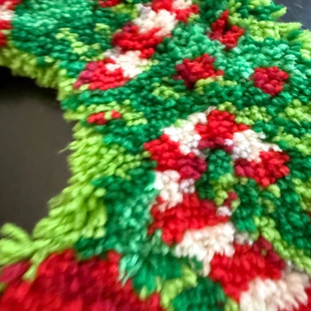 Christmas Latch Hook Wreath
